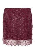 Sequins Mini Skirt - Winetasting