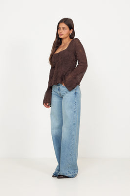 Flower Mesh Top - Molé