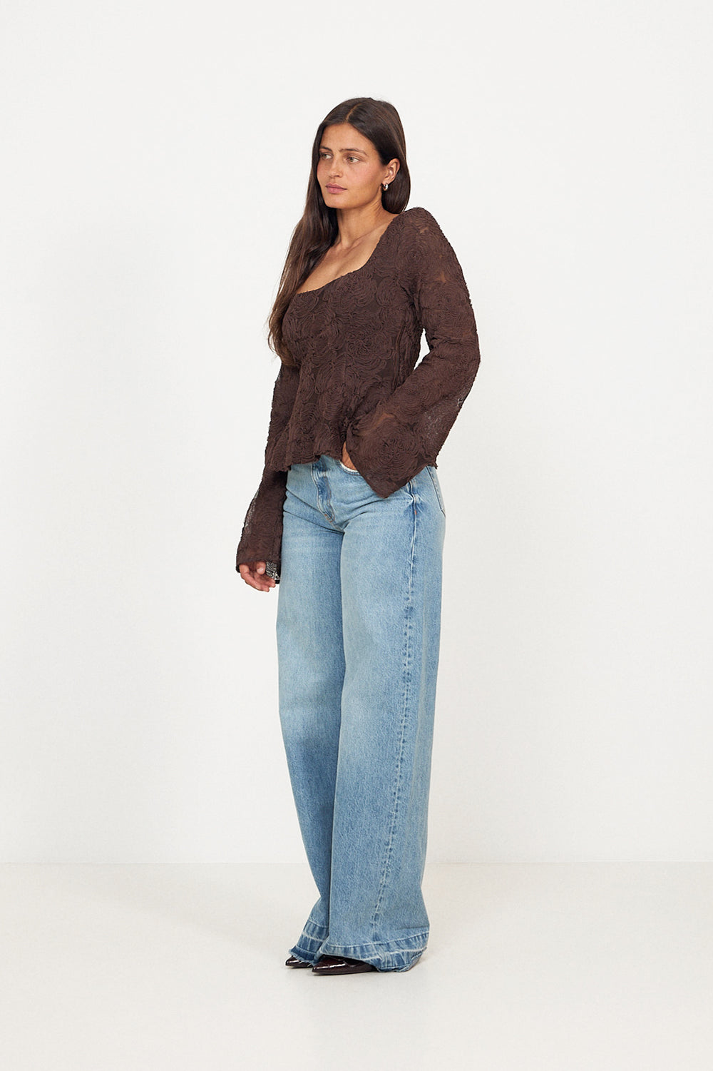 Flower Mesh Top - Molé