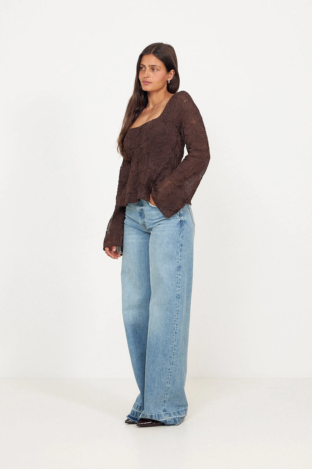 Flower Mesh Top - Molé