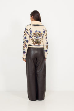 Golden Nature Knit Cardigan - Off-White