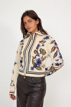 Golden Nature Knit Cardigan - Off-White
