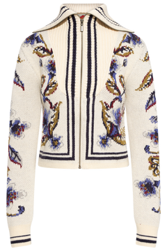 Golden Nature Knit Cardigan - Off-White