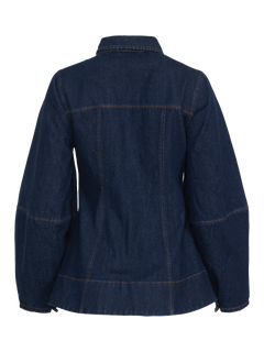 Darja Hourglass Denim Jacket - Blue
