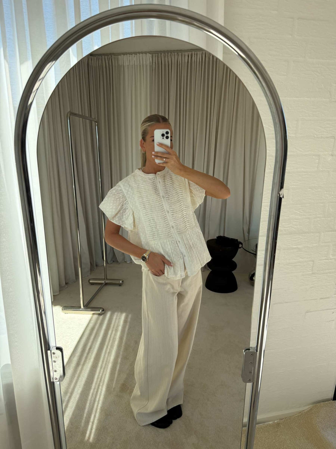 N-Loulou Blouse - White