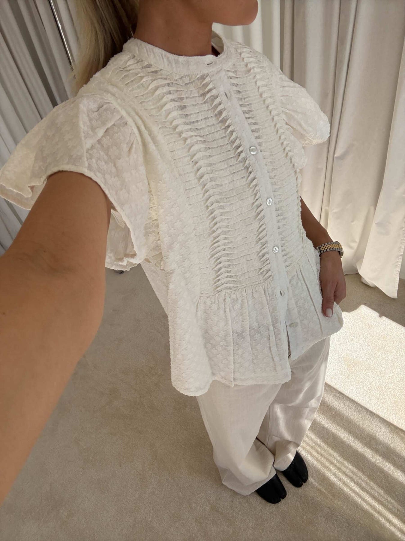 N-Loulou Blouse - White