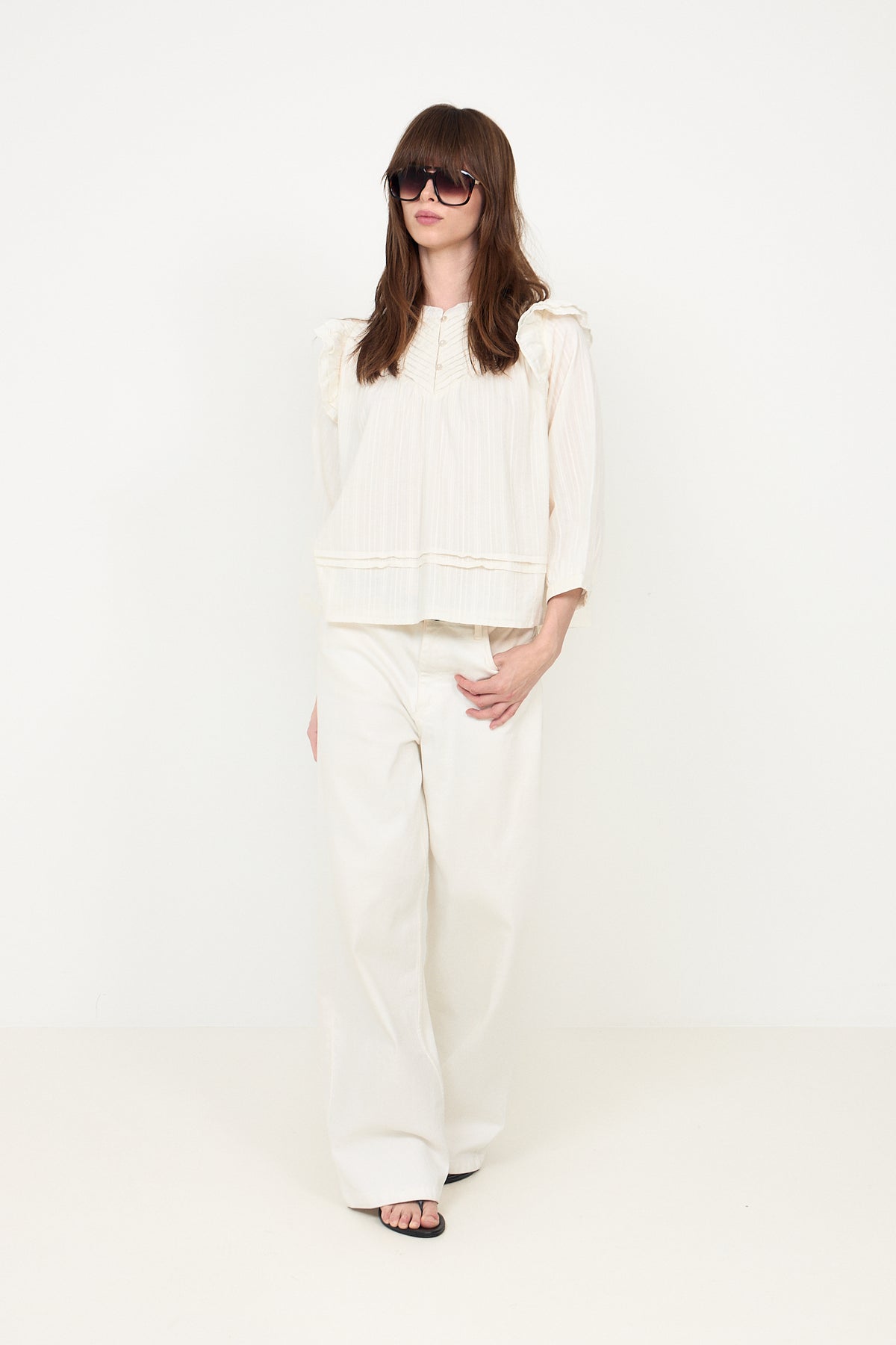 N-Loryn Blouse - White