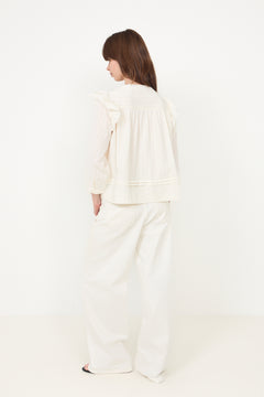 N-Loryn Blouse - White