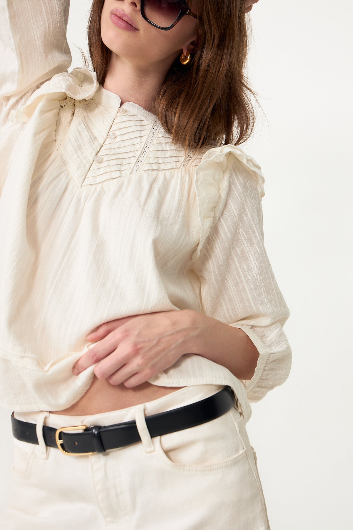 N-Loryn Blouse - White