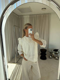 N-Loryn Blouse - White