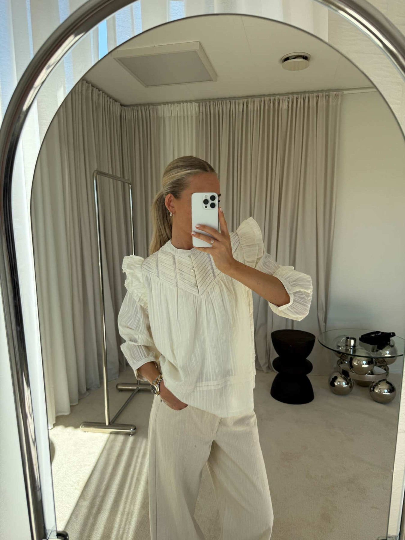 N-Loryn Blouse - White