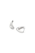 The Twist Hoops Small - Silver
