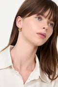 The Twist Hoops Small - Gold