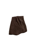 Suede Clutch Bag - Chocolate Torte