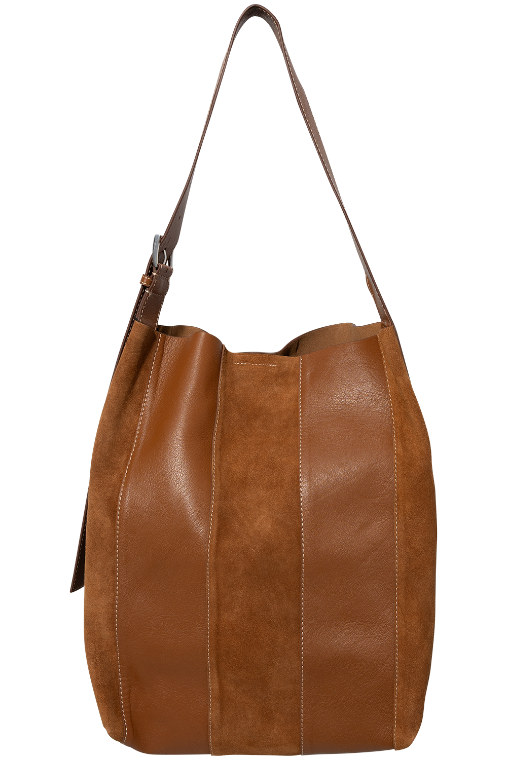 Mixel Mae Buckle Bag - Cognac Brown