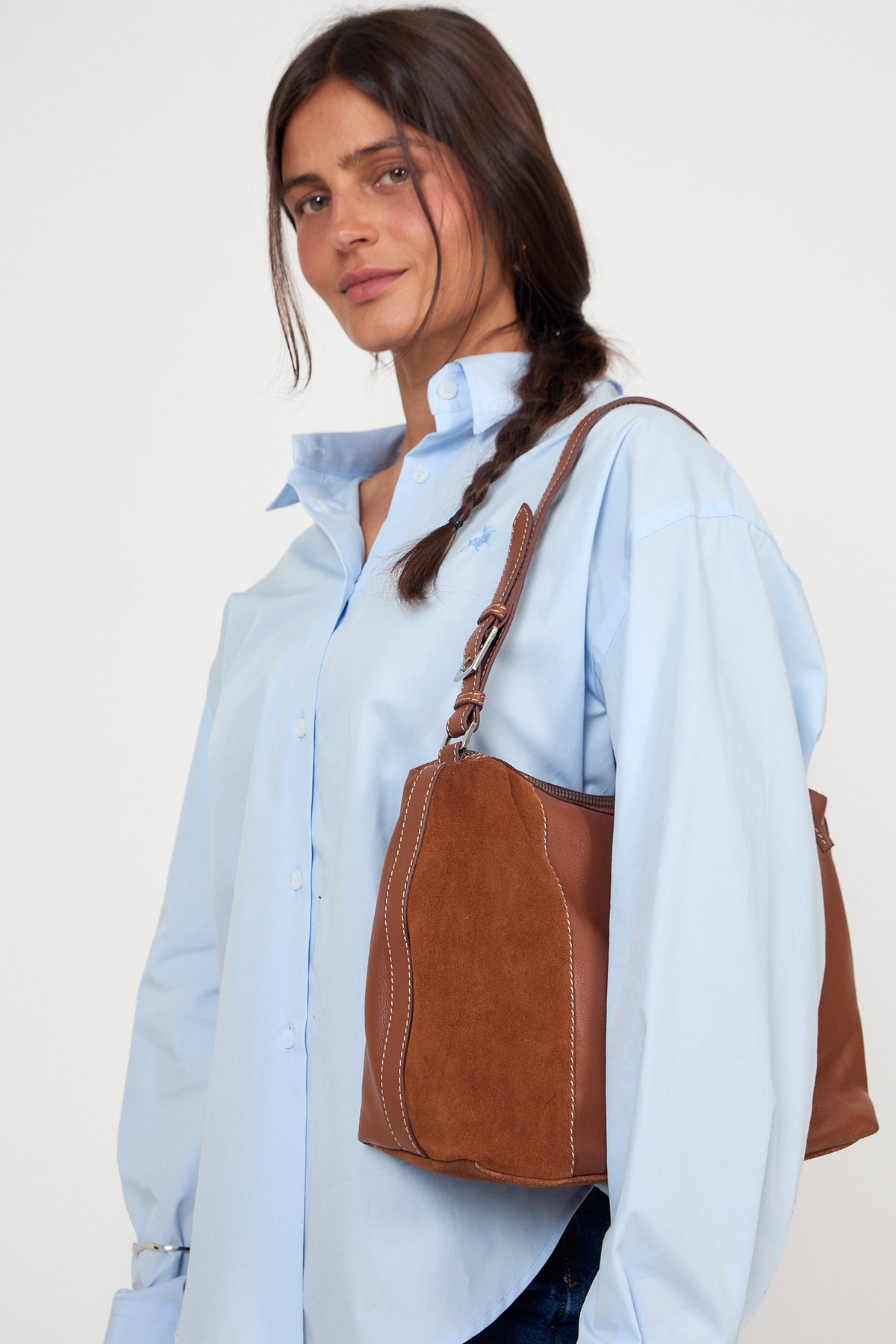 Mixel Ginni Medi Bag - Cognac Brown