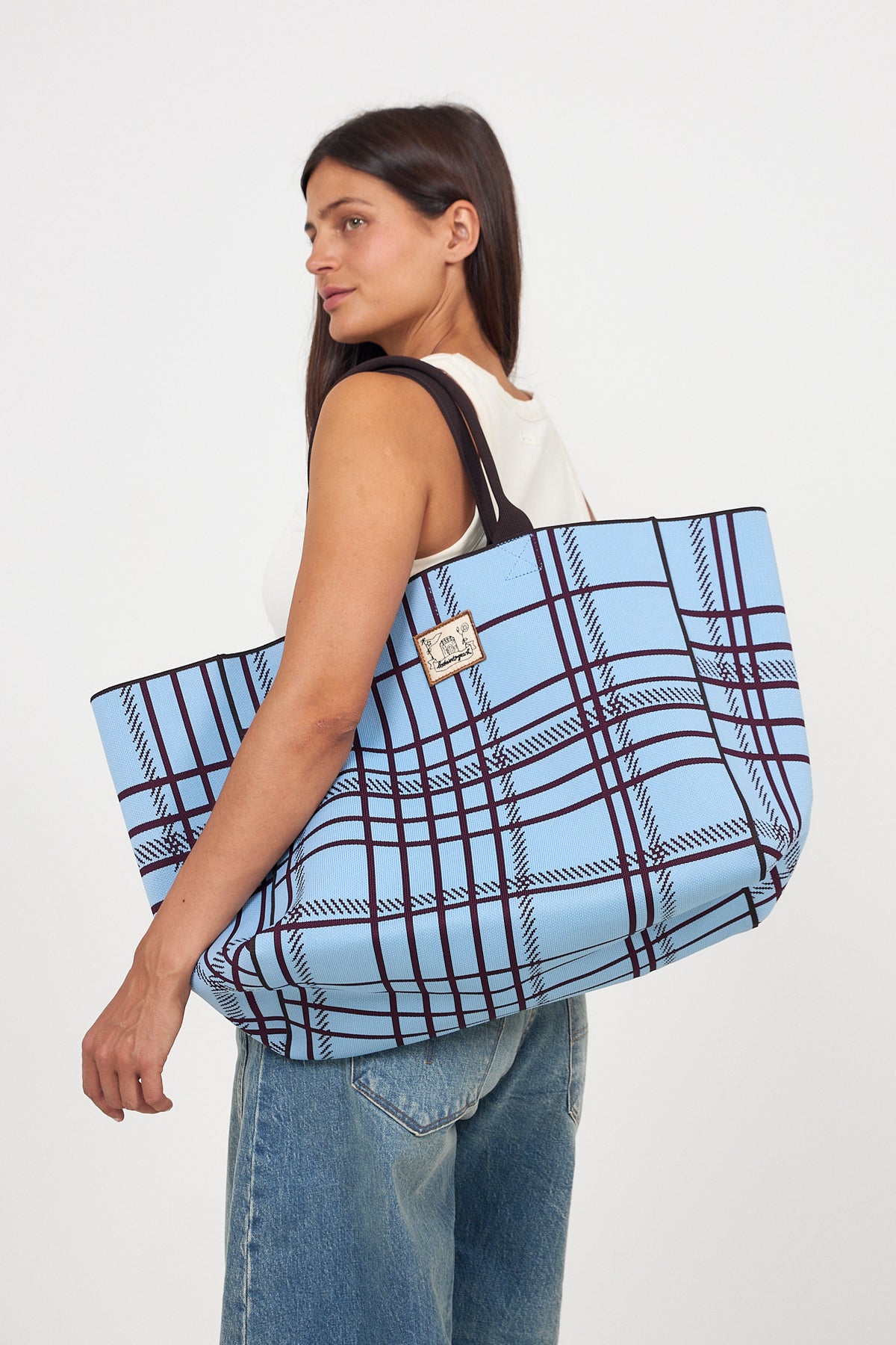 Grid Josie Bag - Skyway Blue