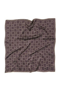 Starlie Grid Sia Scarf - Chocolate Torte
