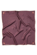 Flotile Stitch Sia Scarf - Maroon Brown