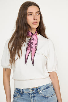 Elyris Diamond Scarf - Cashmere Rose