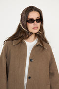 Talianna Cotta Scarf - Chocolate Brown