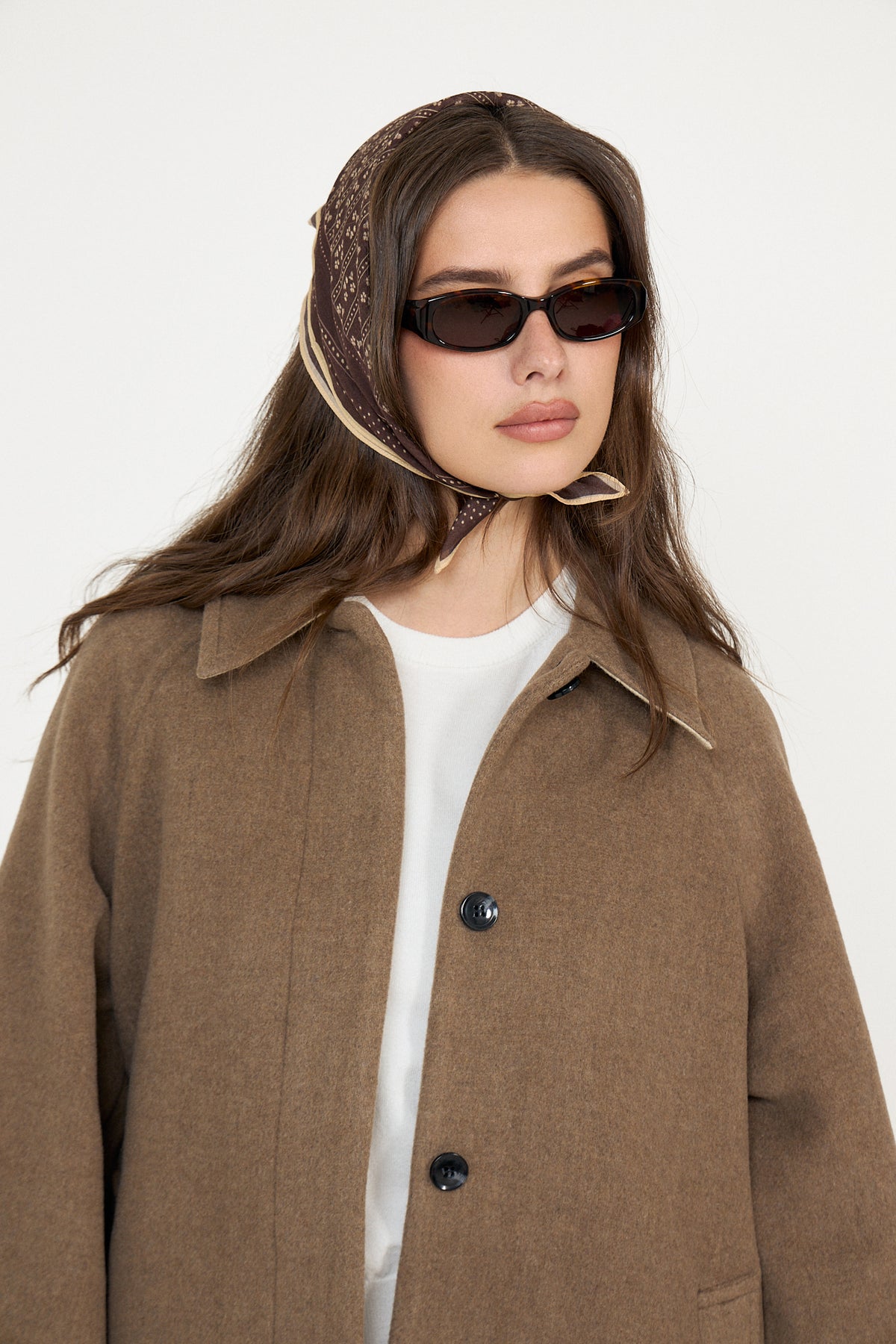 Talianna Cotta Scarf - Chocolate Brown