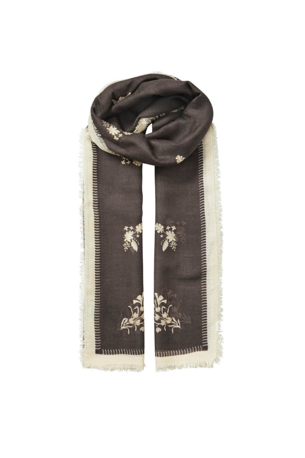 Flostella Siw Scarf - Maroon Brown