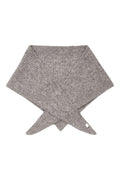 Alpaca-Wool Triangle Scarf - Grey Melange