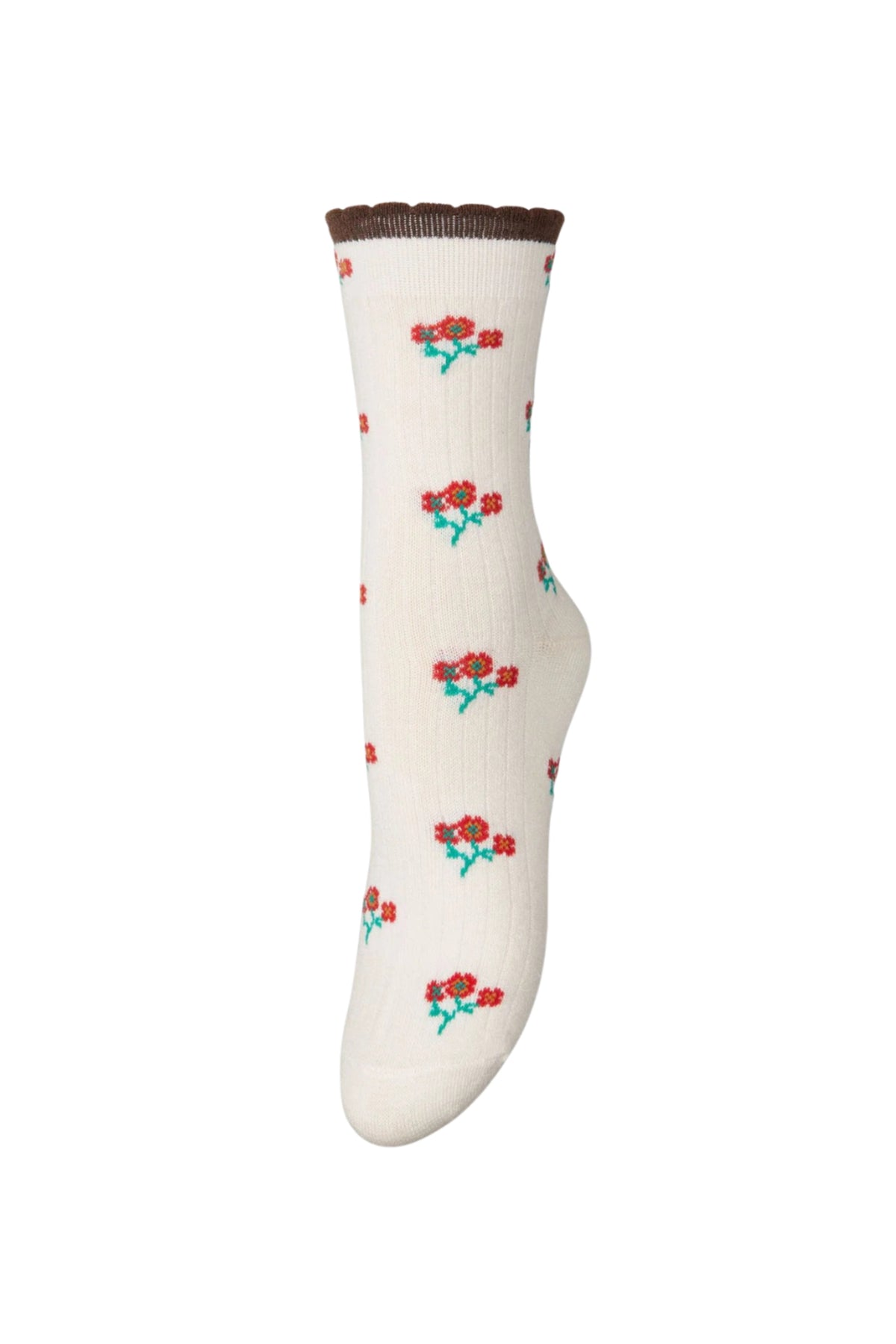 Talula Flotile Sock - Birch White