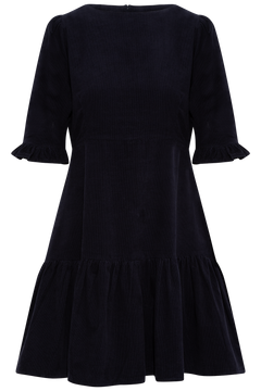 Rita Dress - Midnight Corduroy