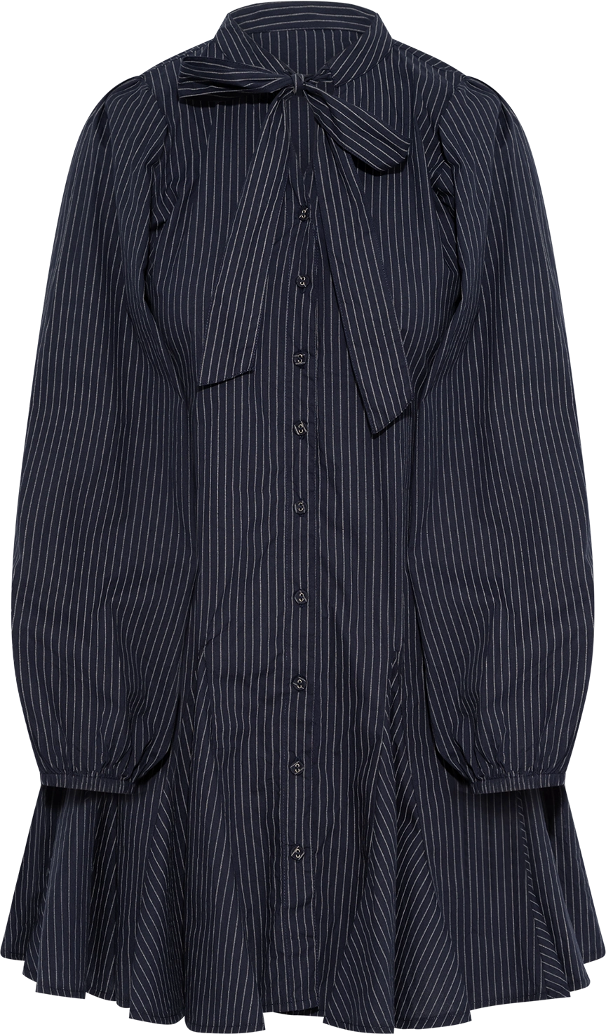 Vivienne Dress - Pinstripe