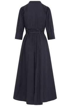Maria Dress - Pinstripe
