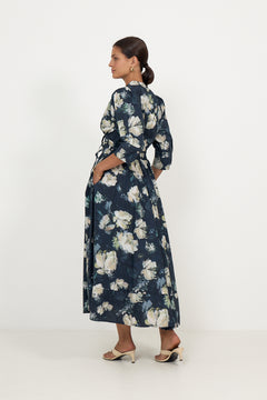 Maria Dress - Blue Garden