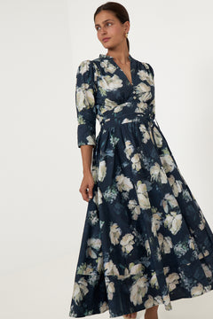 Maria Dress - Blue Garden