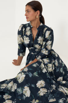 Maria Dress - Blue Garden