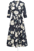 Maria Dress - Blue Garden
