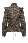 Maya Blouse - Beige Botanic