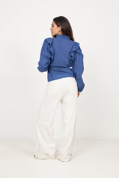Maya Blouse - Day Blue