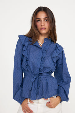 Maya Blouse - Day Blue