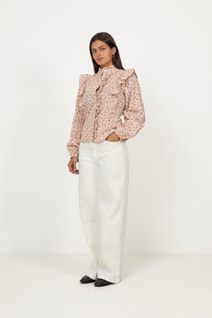 Maya Blouse - Rose Elegance