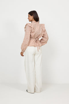 Maya Blouse - Rose Elegance