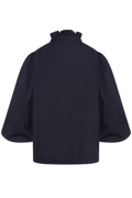 Ella Blouse - Marine Poplin