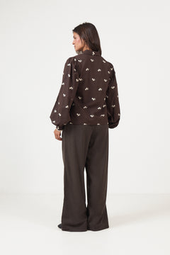 Anaya Shirt - Cocoa Heritage