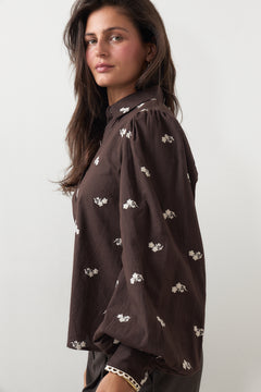 Anaya Shirt - Cocoa Heritage