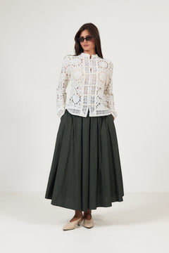Amora Blouse - Chantilly Lace