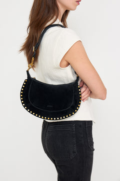 Oskan Moon Studded Suede - Black