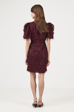 Yasilza 2/4 Sequin Dress Noos - Port Royale