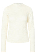 Yaslacey Ls Lace Top S - Pristine