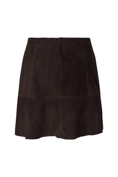 Yascolly Hw Suede Skirt - Coffee Bean