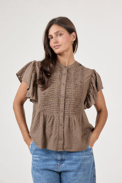 N-Loulou Blouse - Morel